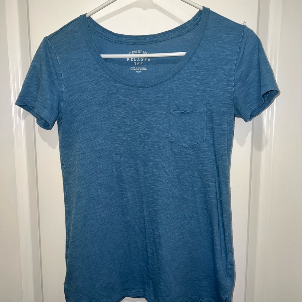 Aero Seriously Soft Relaxes Tee, Sz XS